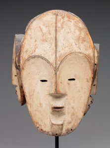 Maske (Holz, Kaolin) von Fang Culture