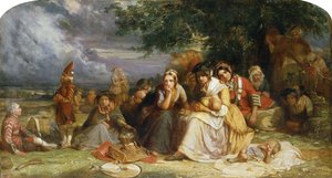 Nach der Schlacht von Prestonpans, 21. September 1745, 1849