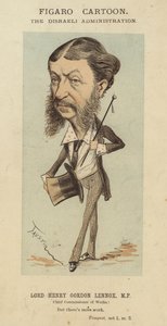 Lord Henry Gordon-Lennox, britischer konservativer Politiker und Regierungsminister in der Verwaltung von Benjamin Disraeli von Faustin (b.1847)