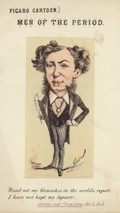 Figur eines Mannes, der eine Feder hält