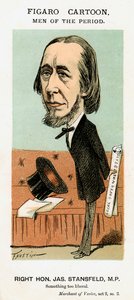 James Stansfeld, britischer Politiker, um 1871-1874
