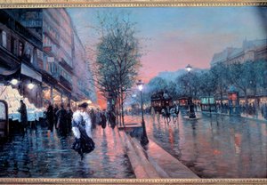 Ansicht der Grands Boulevards in Paris