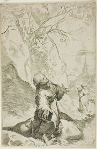 Der heilige Franziskus empfängt die Stigmata