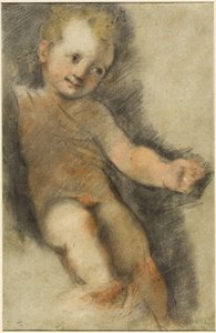 Christuskind: Studie für die Madonna di San Giovanni von Federico Fiori Barocci or Baroccio