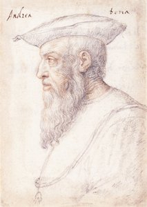Porträt von Andrea Doria im Profil nach links, mit dem Orden vom Goldenen Vlies