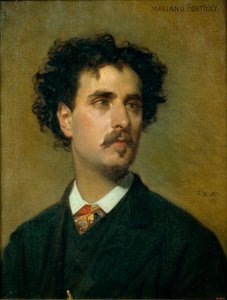 Porträt von Mariano Fortuny y Madrazo (1871-1949) von Federico de Madrazo y Kuntz