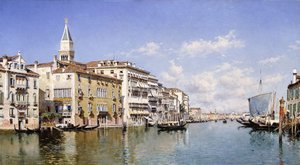 Der Canal Grande, Venedig, 1883 von Federico del Campo