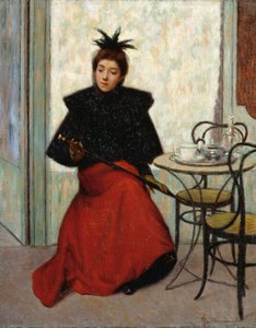Im Café, von Federico Zandomeneghi