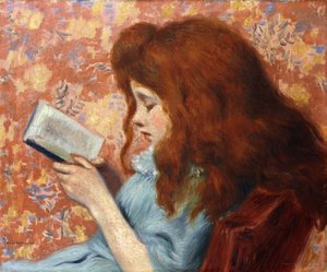 Junges Mädchen beim Lesen