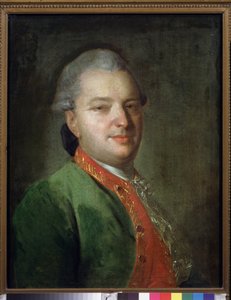 Porträt des Dichters Vassili Maikov (1728-1778) von Fedor Stepanovich Rokotov