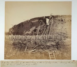 Nord-Taku-Fort, 21. August 1860 von Felice Beato