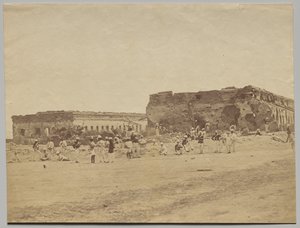 Verschanzung von Generalmajor Sir Hugh Wheeler in Cawnpore von Felice A. Beato