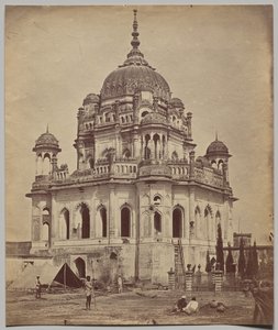 Das Grab von Saadat Ali im Kaiserbagh Palast