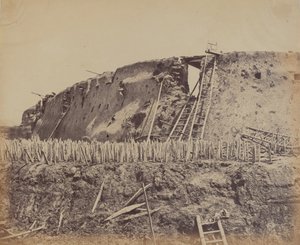 Winkel des Nord-Taku-Forts, an dem die Franzosen eintraten, 21. August 1860