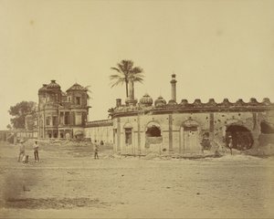 Außenansicht des Secundra Bagh von Felice Beato