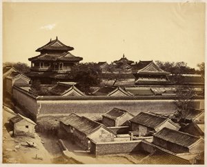 Erster Blick auf Peking vom Anting-Tor