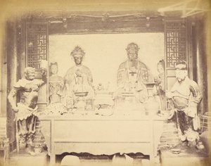 Hauptquartierhaus, 1. Division, Pehtang, China, 1. August 1860