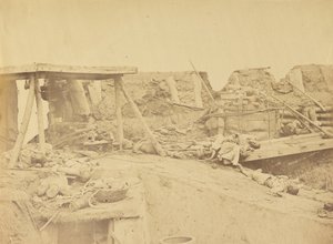 Inneres des britischen Eingangs, Nordfort, 21. August 1860