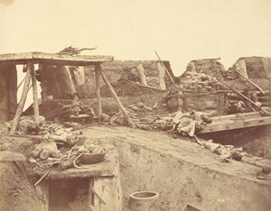 Inneres des englischen Eingangs zum Nordfort am 21. August 1860