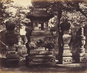 Innenraum des Grabes am Depot in der Nähe von Peking
