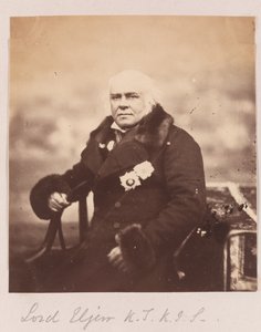 James Bruce, achter Earl of Elgin, 1860 von Felice Beato