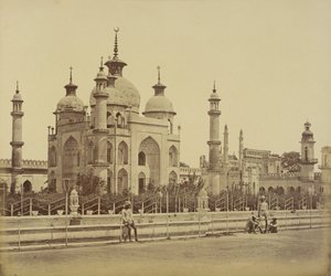 Moschee im Hussainabad Imambara von Felice Beato