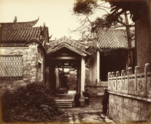 Nume Hui Kung Tempel, Kanton, China von Felice Beato