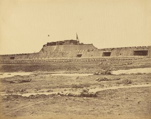 Rückseite des Nordforts, Rückzug der chinesischen Armee, 21. August 1860