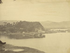 Teehaus in Kanazawa, Hirakata-Bucht von Kyurantei