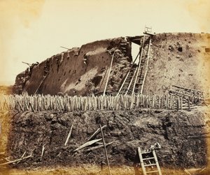 Das Nord-Taku-Fort, China, 1860 von Felice Beato