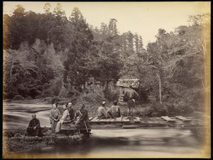 Die Residenz des Hohepriesters von Fujiyama von Felice Beato