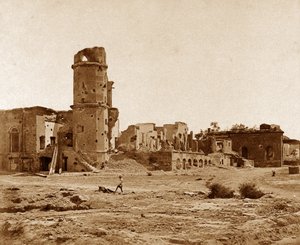 Die Residenz, vom Redan aus gesehen