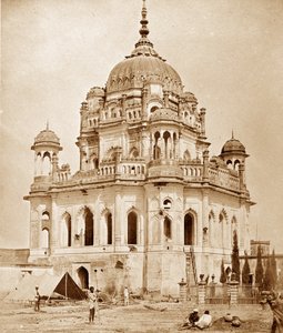 Der Turm der Frau von Sadaat Ally im Kaiser Bagh Palast, Lucknow