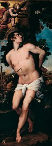 Das Martyrium des heiligen Sebastian. Gemälde von Felice Riccio genannt Brusasorzi (1539-1605) von Felice Brusasorci