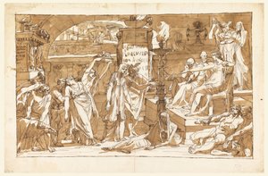 Hades; Persephone in der Unterwelt (Opfergabe an Proserpina)