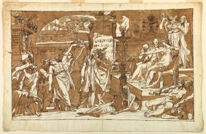 Hades; Persephone in der Unterwelt (Opfergabe an Proserpina)