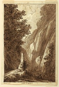 Die Straße nach Caprarola, ca. 1813