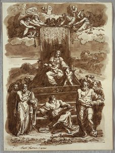 Madonna auf dem Thron