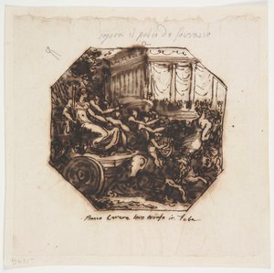 Der Triumph von Bacchus und Ceres von Felice Giani
