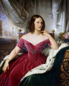 Porträt von Marie Friederike Charlotte von Württemberg von Felice Schiavoni