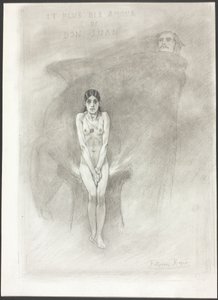 Die größte Liebe von Don Juan von Félicien Rops