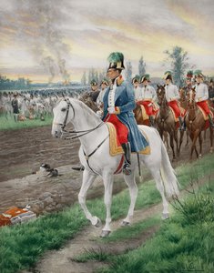 Erzherzog Karl von Österreich, Herzog von Teschen, mit seinem Stab von Felicien baron de Myrbach Rheinfeld