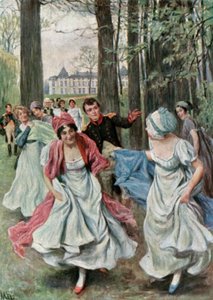 Im Park von Malmaison während des Konsulats von Felicien baron de Myrbach Rheinfeld
