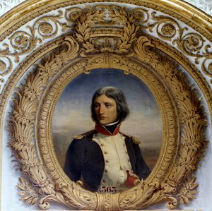 Porträt von Napoleon Bonaparte (1769-1821) in Uniform als Oberstleutnant des ersten Bataillons von Korsika im Jahr 1792