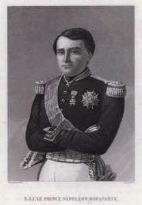 Prinz Napoleon Bonaparte, Sohn von Jerome, König von Westphalen, jüngster Bruder von Kaiser Napoleon I. von Felix (after) Philippoteaux