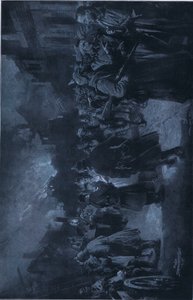 Eine Kampfpause, aus Hindenburg, veröffentlicht von Daterlandijrcher Derlag & H Weller Berlin