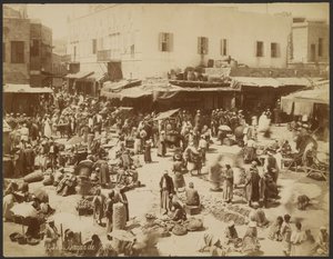 Basar von Jaffa von Félix Bonfils