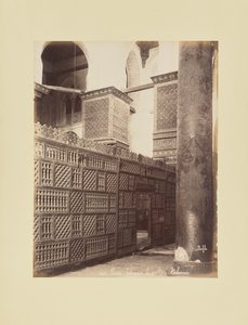 Kairo - Inneres des Sultans Kalaoun von Félix Bonfils