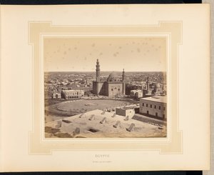 Ägypten: Kairo, von der Zitadelle aus gesehen von Félix Bonfils