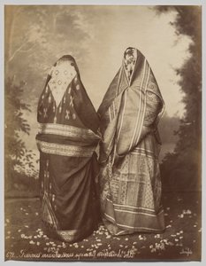 Syrische muslimische Frauen in Beirut, Stadttracht von Félix Bonfils